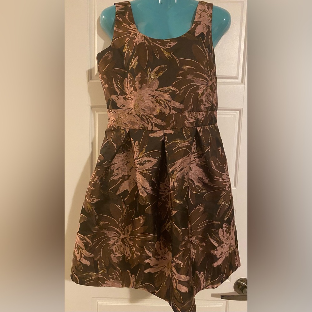 BNWT Black collection cocktail dress purple and gold